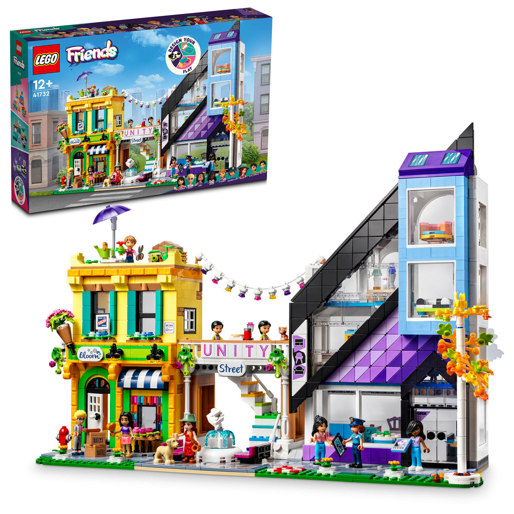 41732 LEGO Friends Midtbyens blomster- og designbutikker