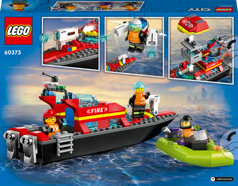 60373 LEGO City Fire Brandvæsnets redningsbåd