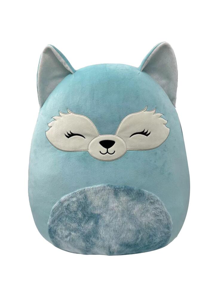 Squishmallows 50 cm Blågrøn Ræv