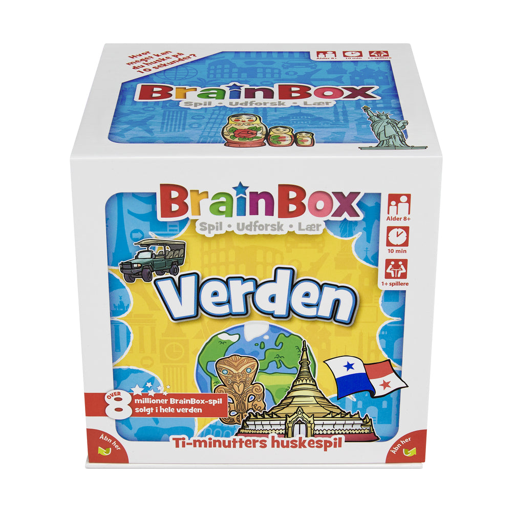 Huskespil BrainBox Verden