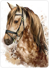 Diamond art Hest brun 13 x 18 cm