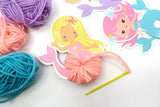 Pom Pom ART Havfrue M/hårpynt 3 stk.