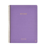 Notesbog KOZO Premium A4 PERIWINKL m/Spiral Linjeret