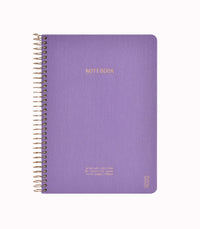 Notesbog KOZO Premium A5 PERIWINKL m/Spiral Linieret