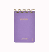 Notesbog KOZO Premium A6 PERIWINKL m/TOPSpiral Linjeret