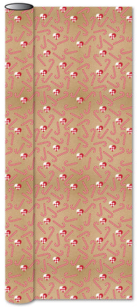 Flot kraft gavepapir 3 m x 70 cm