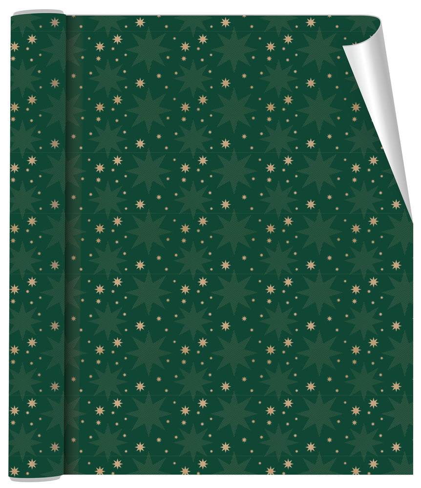 Flot kraft gavepapir 3 m x 70 cm