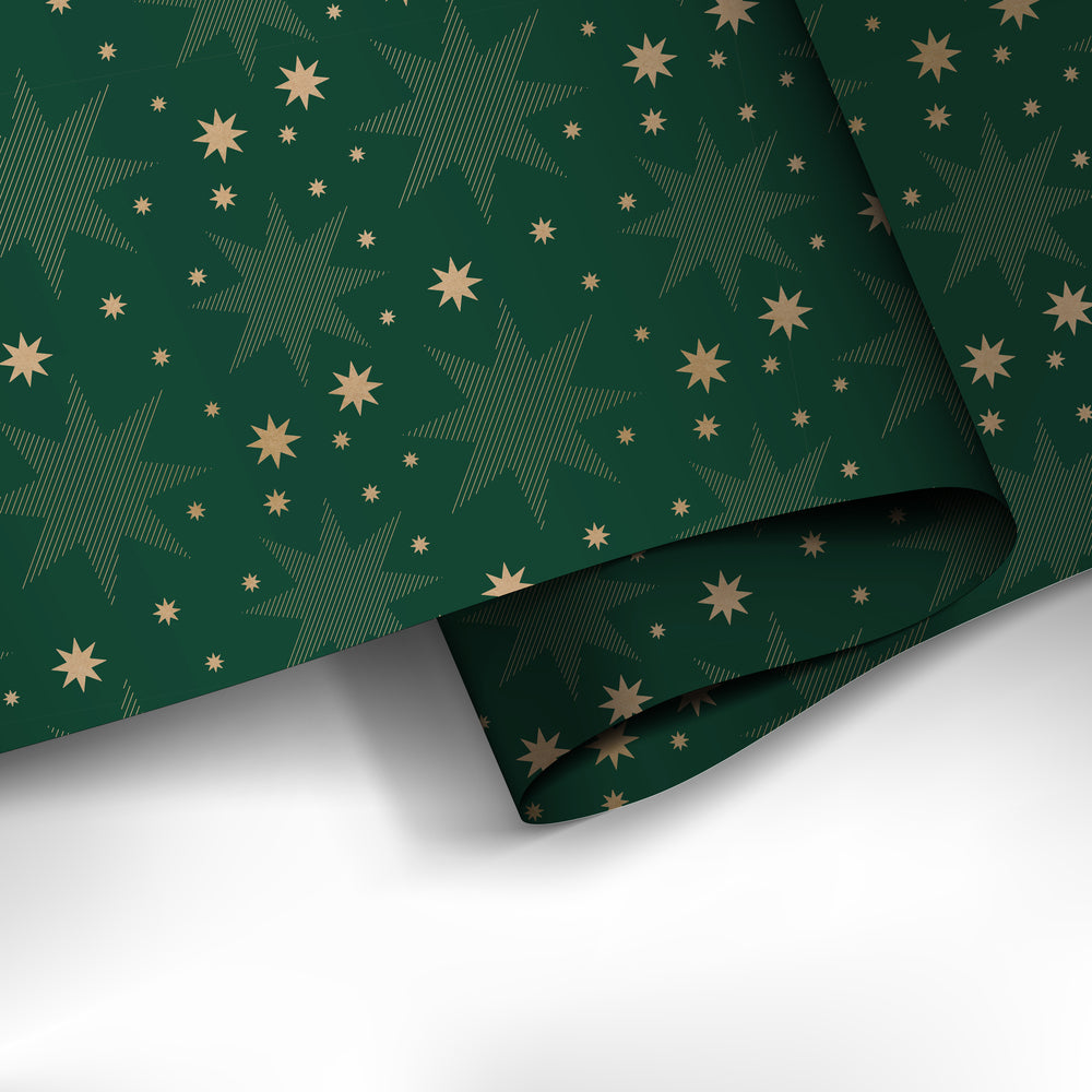 Flot kraft gavepapir 3 m x 70 cm