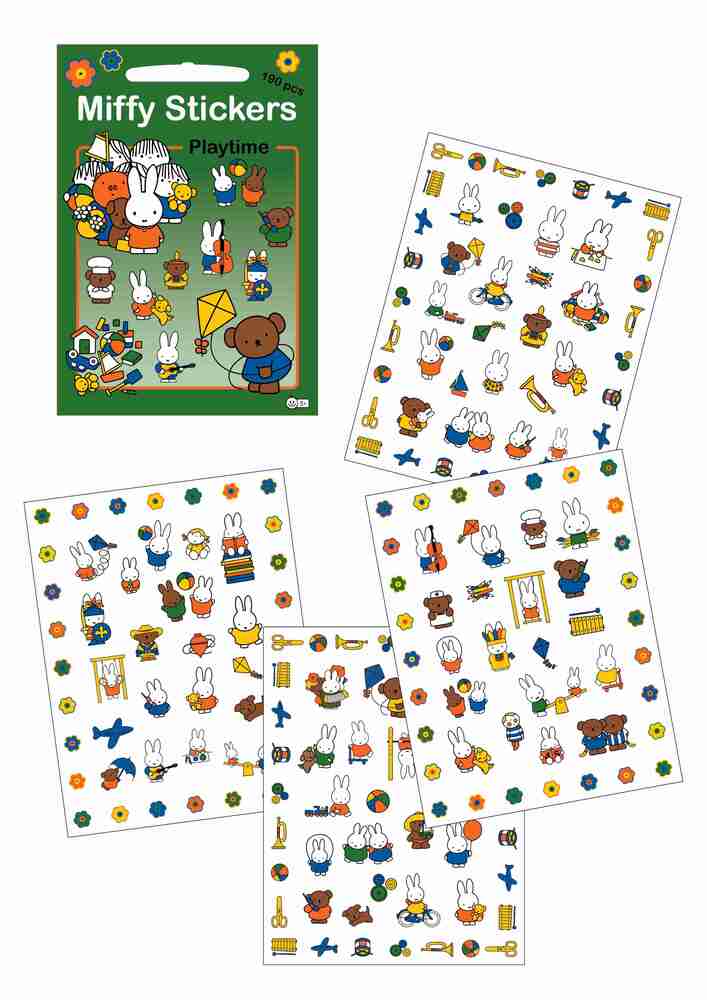 Miffy Stickers -  Legetid