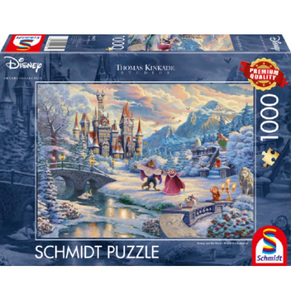 Puslespil Beauty and the Beast Winter 1000 brikker