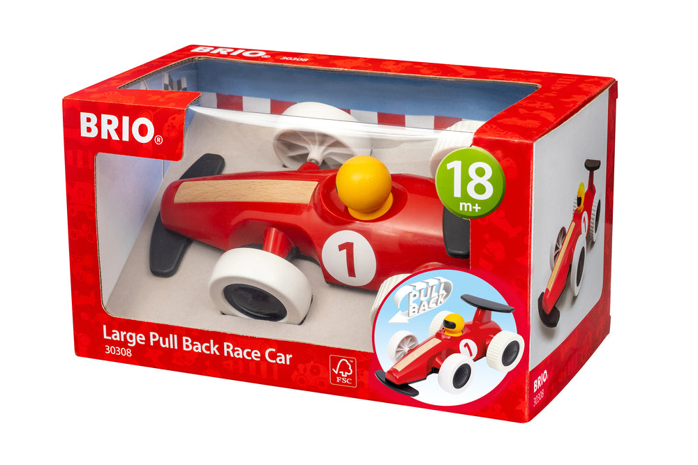 Pull Back Racerbil Stor