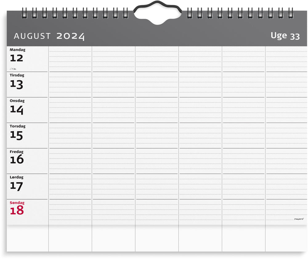 Kalender 2024 uge 6 personer