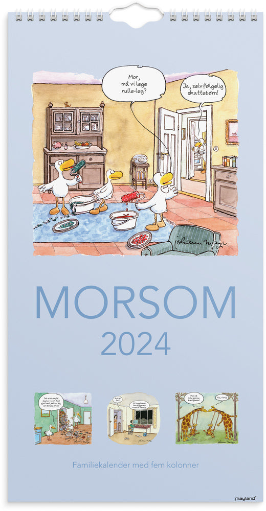 Kalender 2024 morsom 5 personer