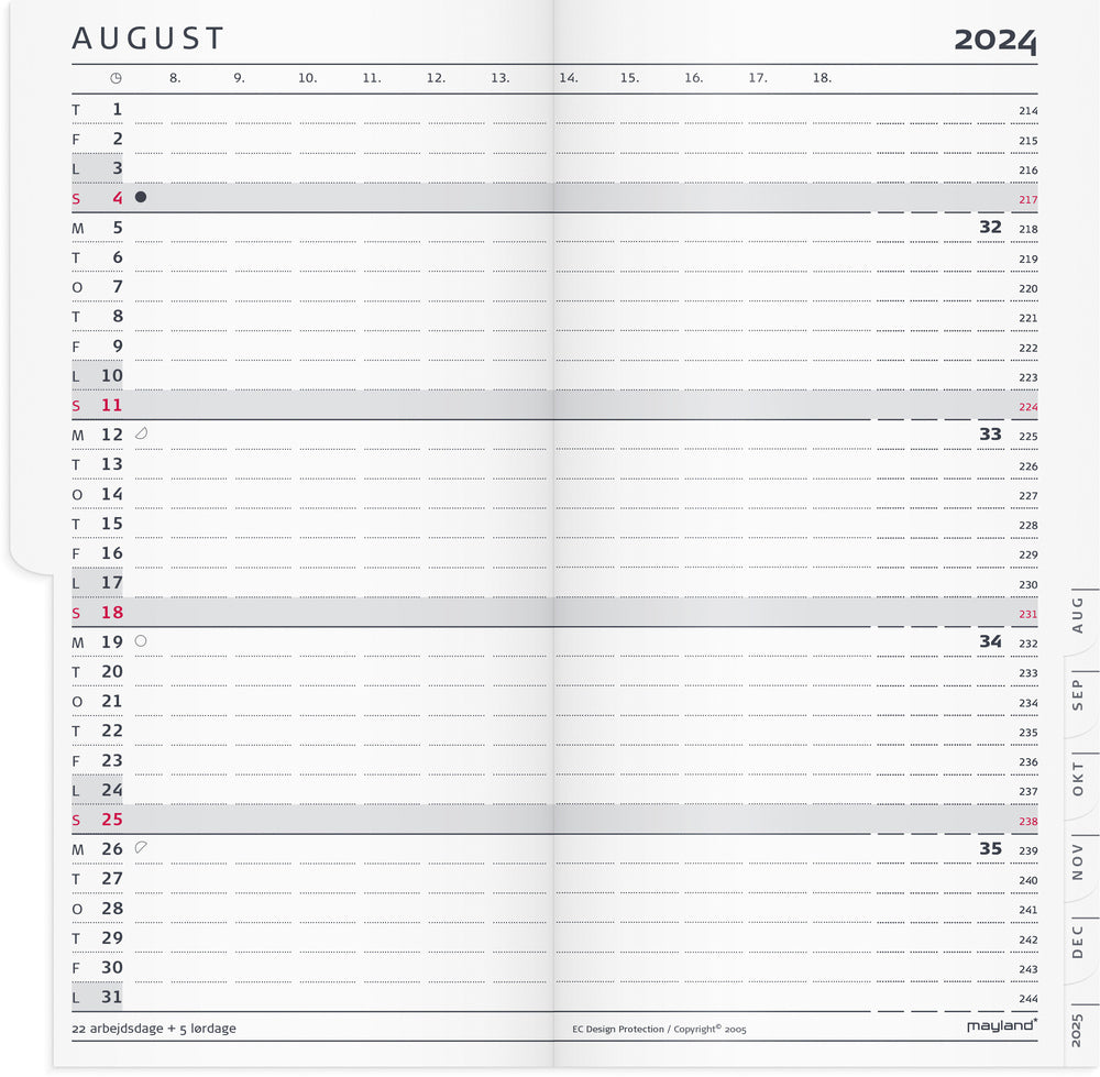 Index planner 2024 refill m/tlf