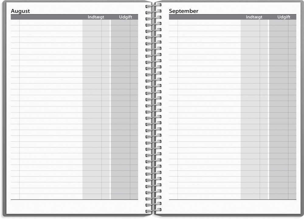 Kalender 2024 ugeopslag grå