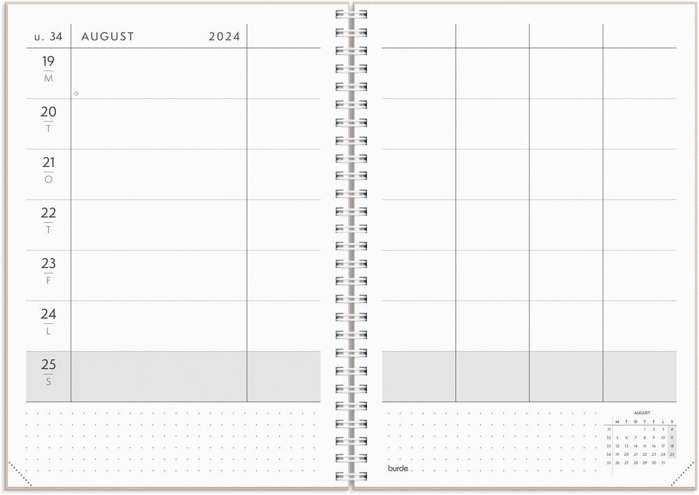 Familiekalender 2024 uge A5