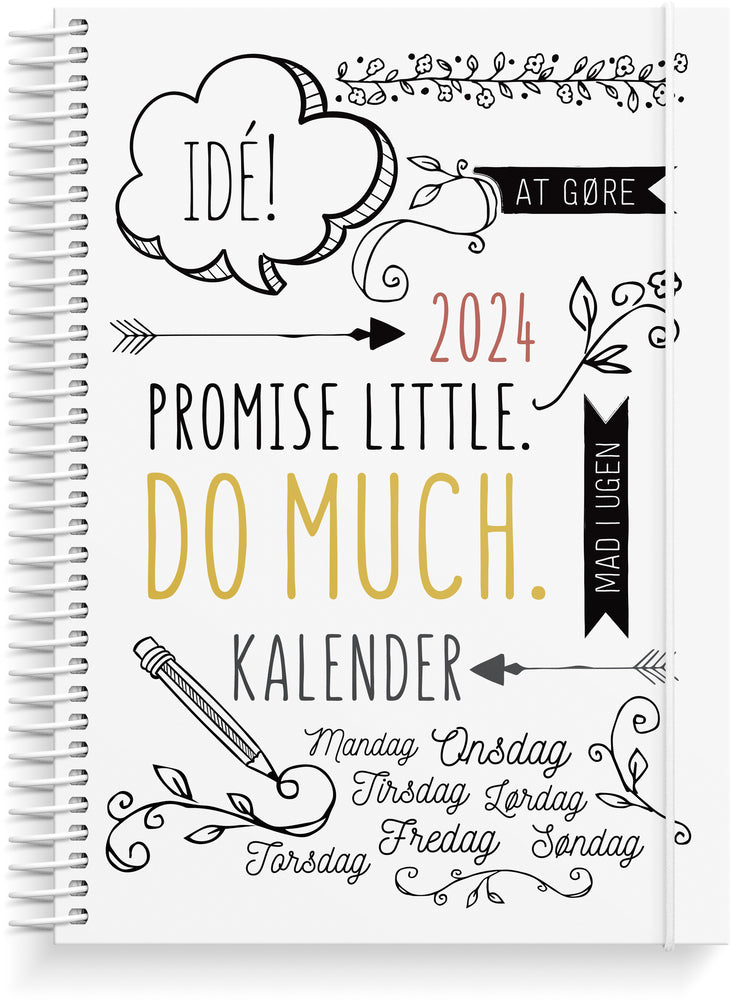 Doodle I 2024 uge højformat A5