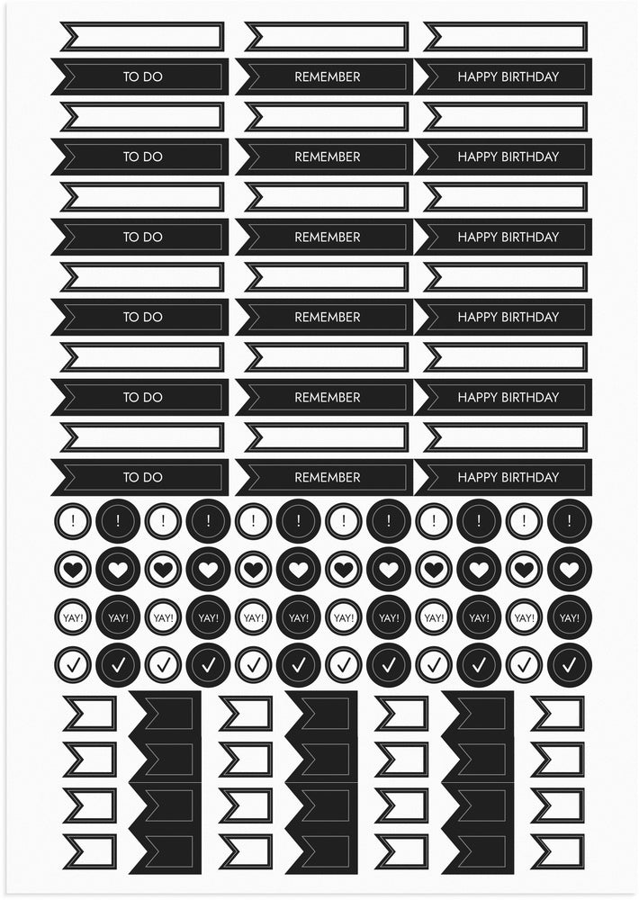 Doodle B5 2024 uge m/stickers