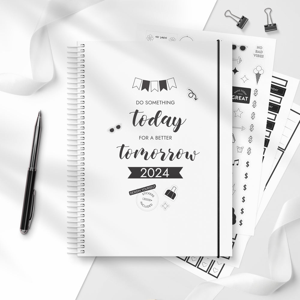 Doodle B5 2024 uge m/stickers