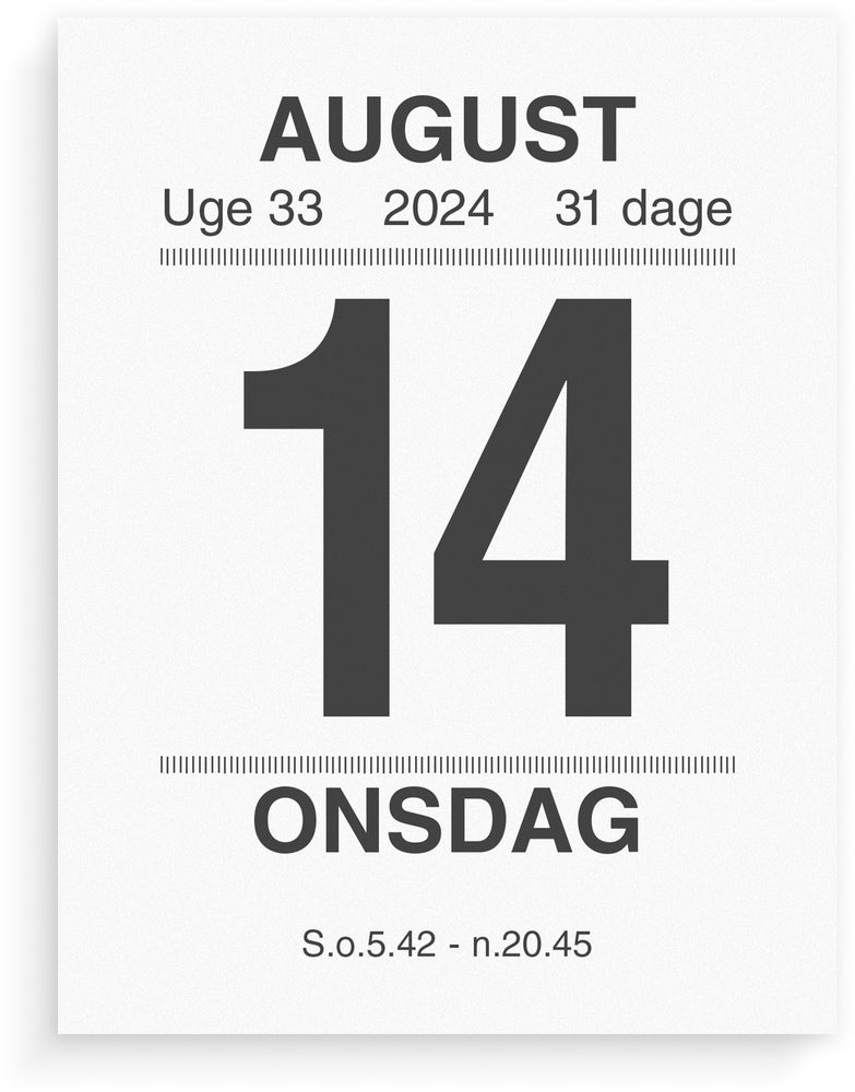 Broderikalender 2024 m/split