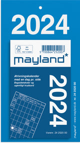 Afrivningskalender 2024 m/tekst