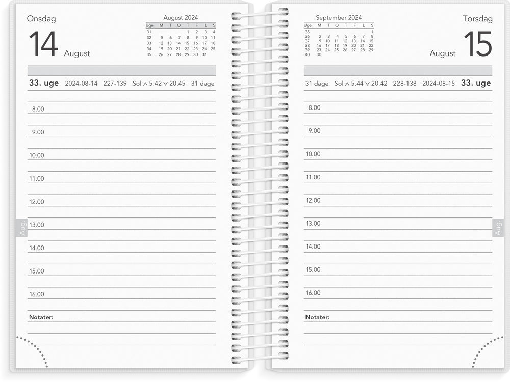 Kalender basic 2024 mini dag