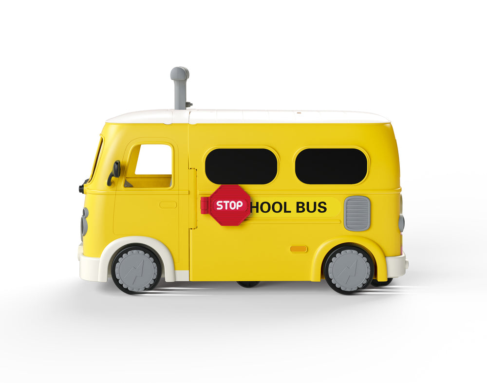 2 i 1 Skolebus og dukkehus