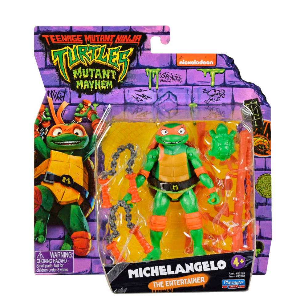 Turtles Mutant Mayhem Basic Figur 12 cm Asst