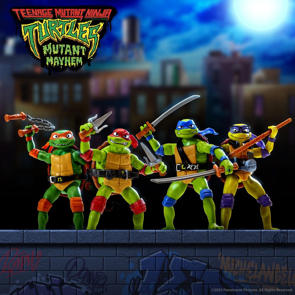 Turtles Mutant Mayhem Basic Figur 12 cm Asst