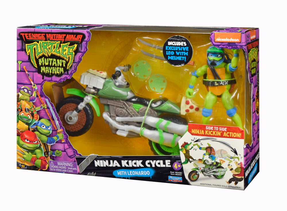Turtles Mayhem Køretøj med figur ass.