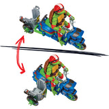 Turtles Mayhem Køretøj med figur ass.