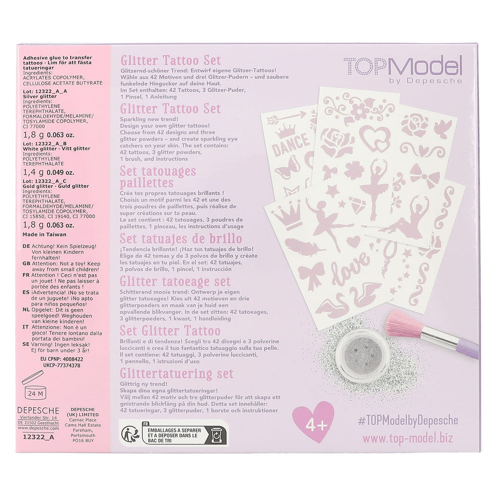 TOPModel Glitter Tattoo BALLET