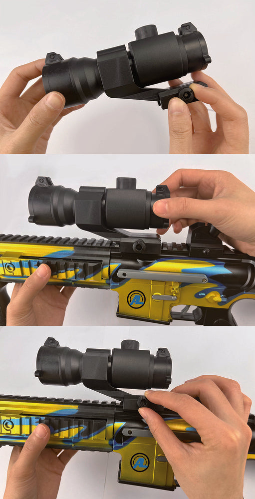 Sniper riffel med kikkert 74 cm