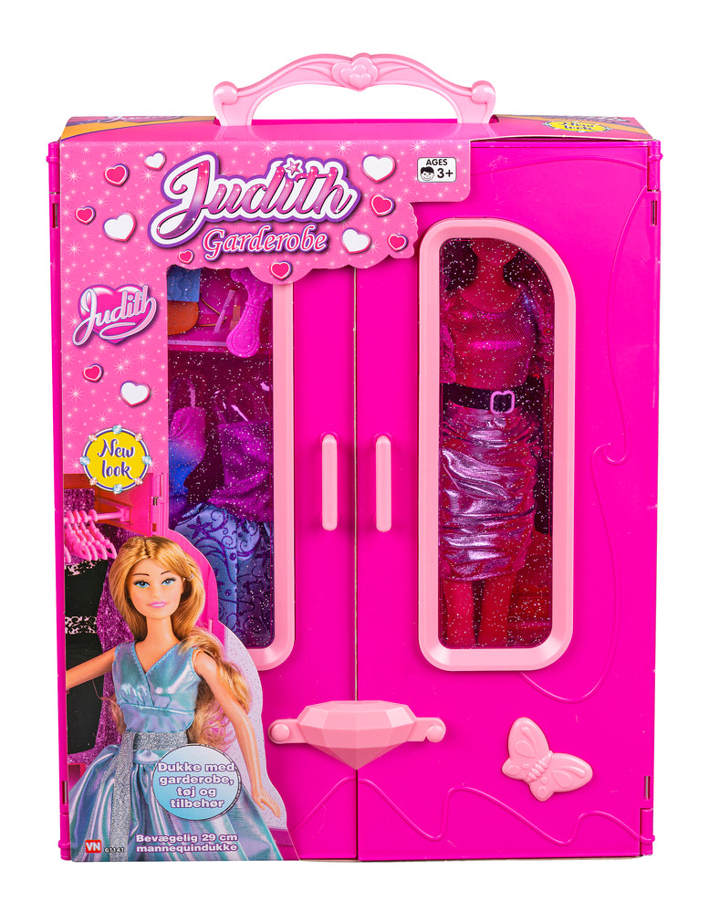Judith dukke og garderobe ass