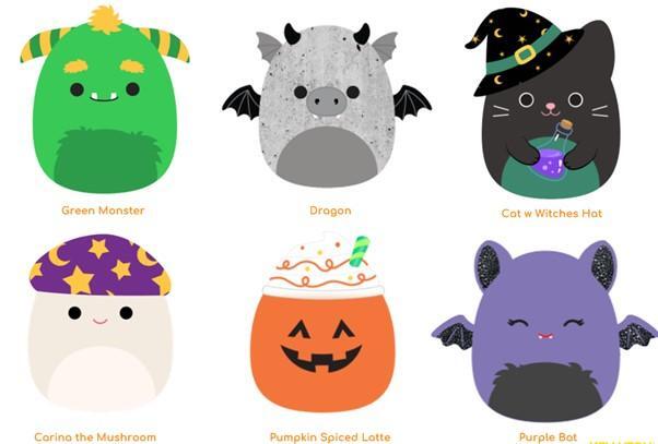 Squishmallows 19 cm Halloween asst