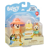 Bluey figurer 2-pak Beach asst