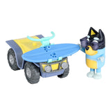 Bluey figur og køretøj Beach