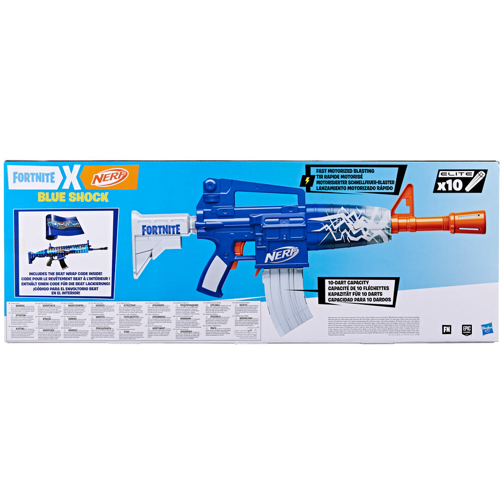 NERF FORTNITE BLUE SHOCK