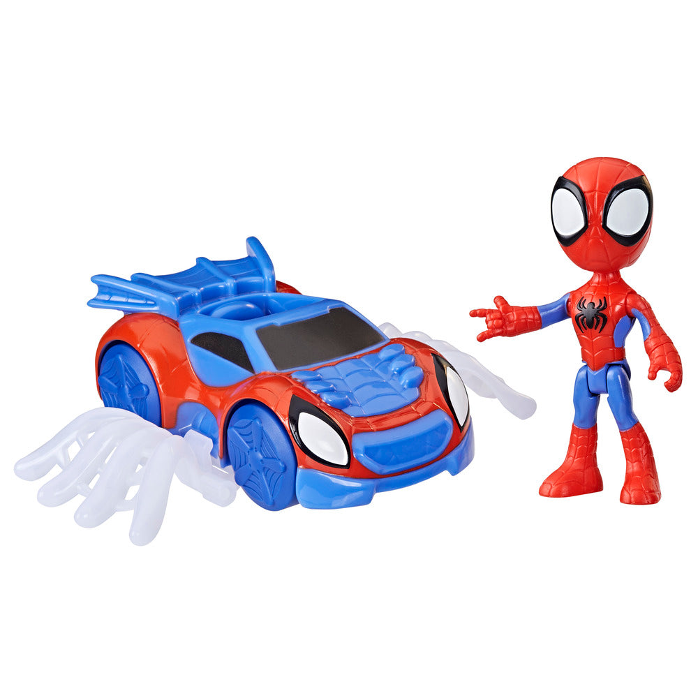 SPIDEY KØRETØJ OG FIGUR ASST
