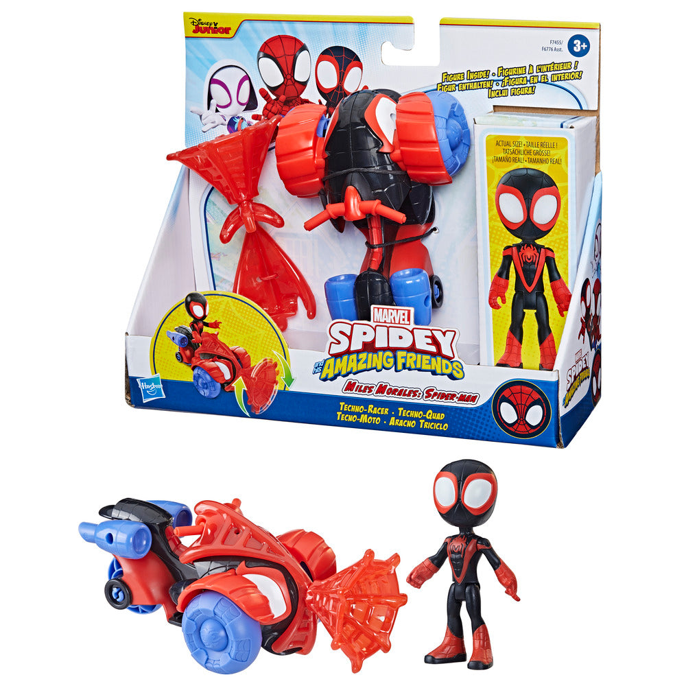SPIDEY KØRETØJ OG FIGUR ASST