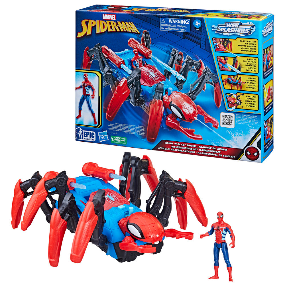 SPIDERMAN CRAWL N BLAST SPIDER