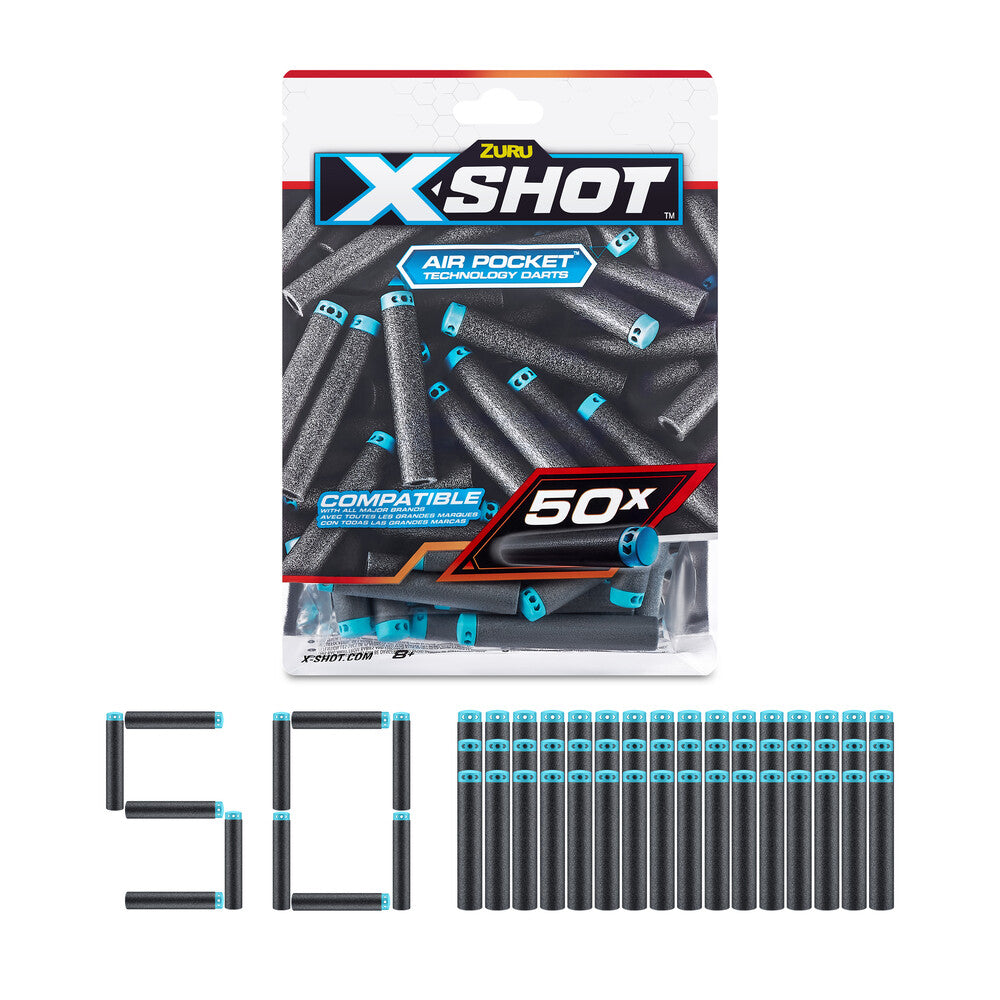 Xshot Excel 50PK Refill Darts Foilbag