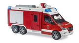 Bruder MB Sprinter Brandbil pionervogn med pumpe