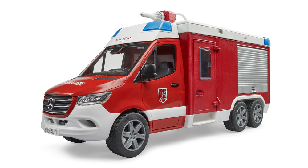 Bruder MB Sprinter Brandbil pionervogn med pumpe