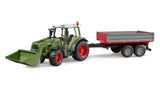 Bruder Fendt Vario 212 Frontlæsser og tipvogn