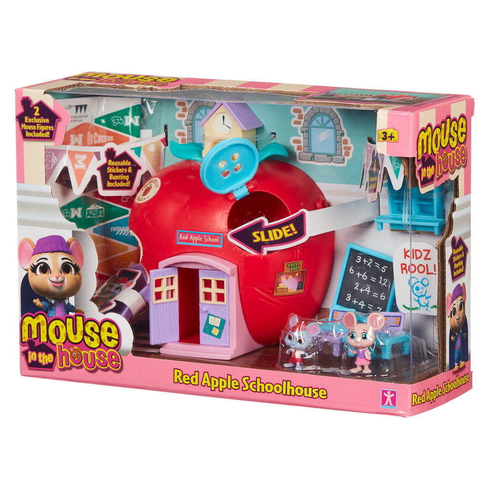 Mouse in the House the red apple school playset
