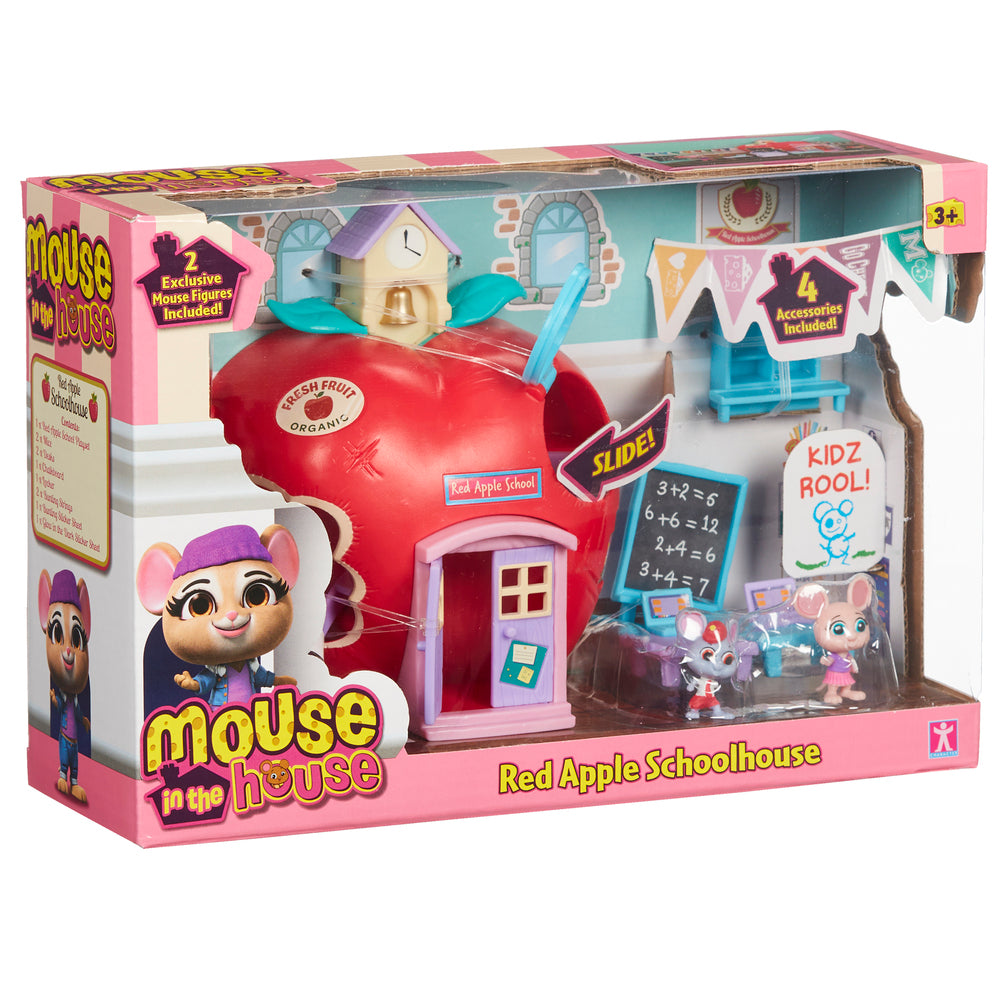 Mouse in the House the red apple school playset