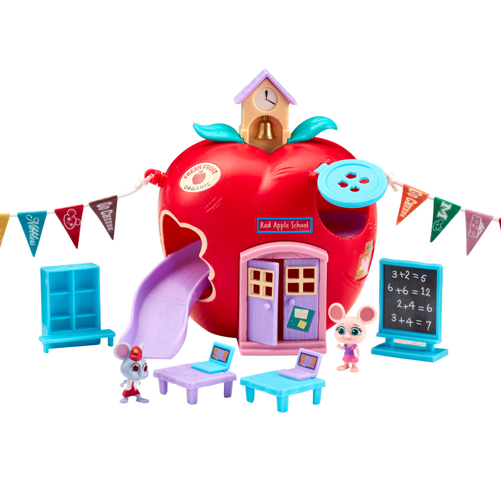 Mouse in the House the red apple school playset