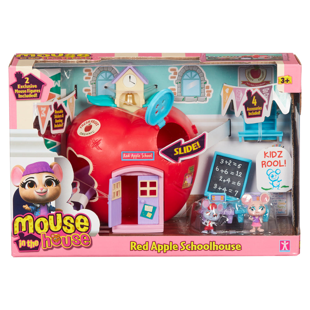 Mouse in the House the red apple school playset