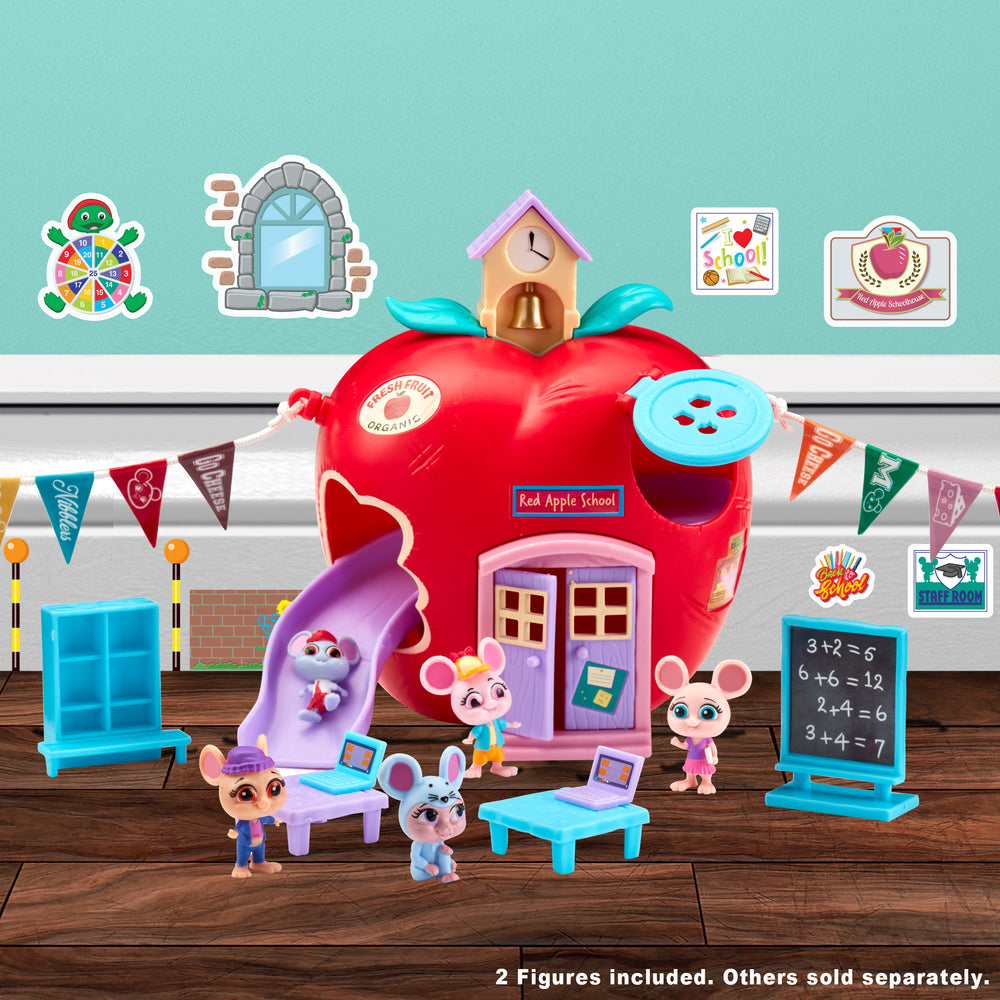 Mouse in the House the red apple school playset